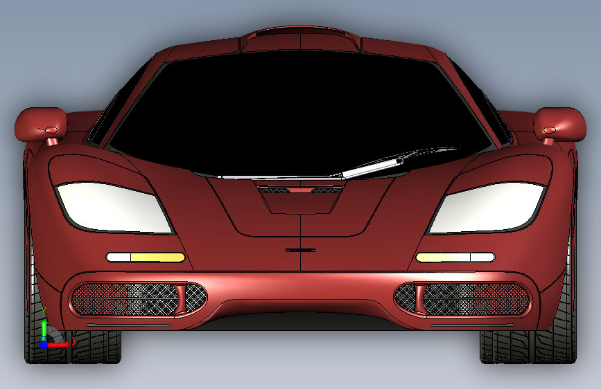 G060846-迈凯轮F1+(1)=汽车轿车SUV 正面视图