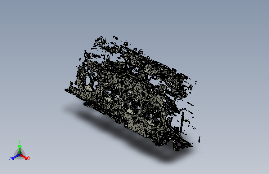 G061117-汽车发动机缸盖部分扫描=汽车轿车SUV