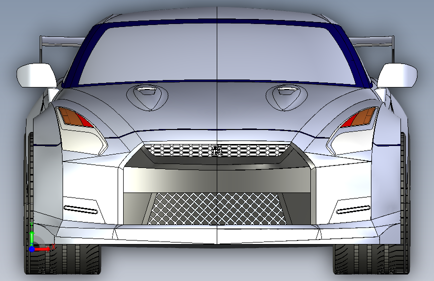 G061263-日产GT-R=汽车轿车SUV 正面视图