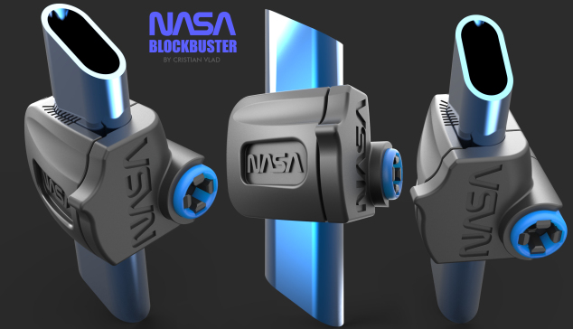 G094259-大片！NASA钳子=夹紧夹具管夹