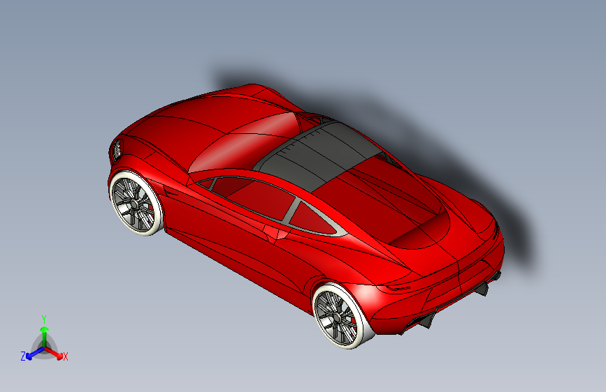 G061394-特斯拉+Roadster+(1)=汽车轿车SUV 主视图