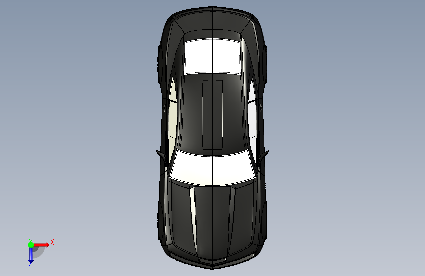 G061598-雪佛兰Camaro+2010=汽车轿车SUV 俯视图