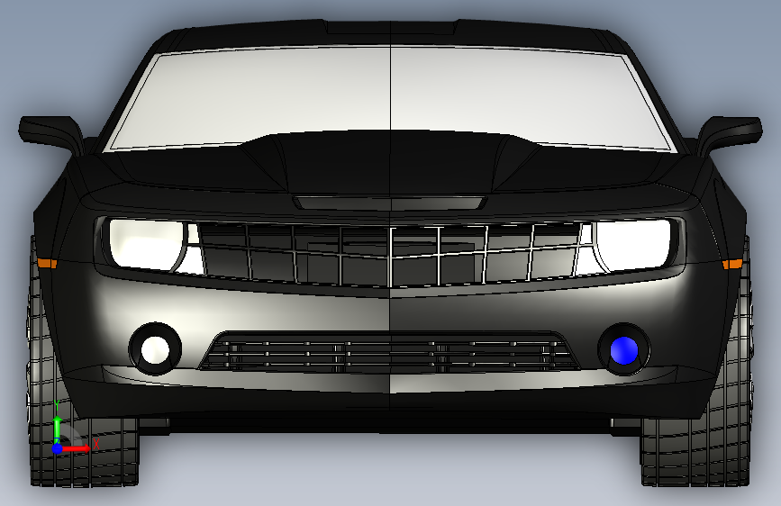 G061598-雪佛兰Camaro+2010=汽车轿车SUV 正面视图