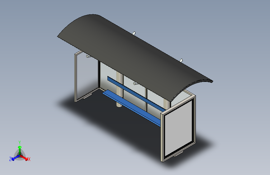 G061781-公交车站+(18)=公交站车库车棚