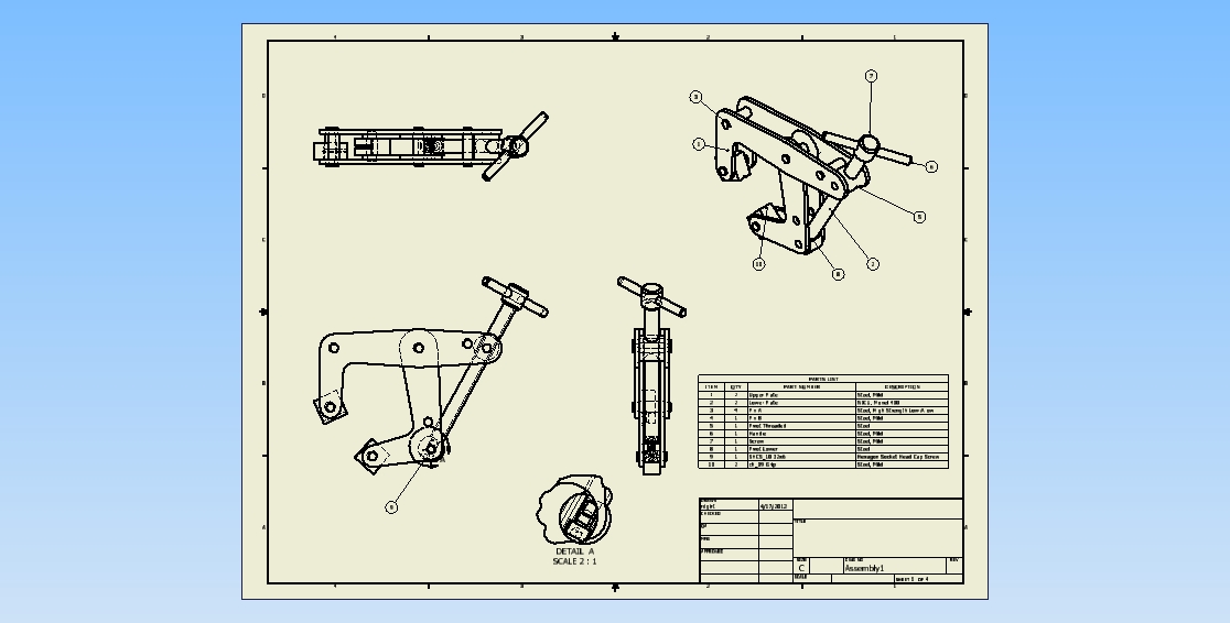 G094845-花式夹具=夹紧夹具管夹
