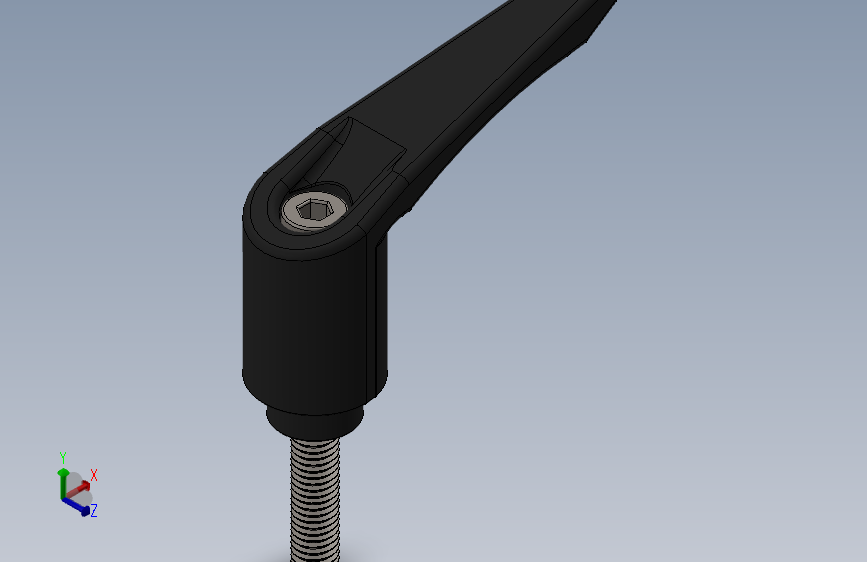 G094954-夹紧杠杆 20mm 螺纹 M5 (479-015)=夹紧夹具管夹