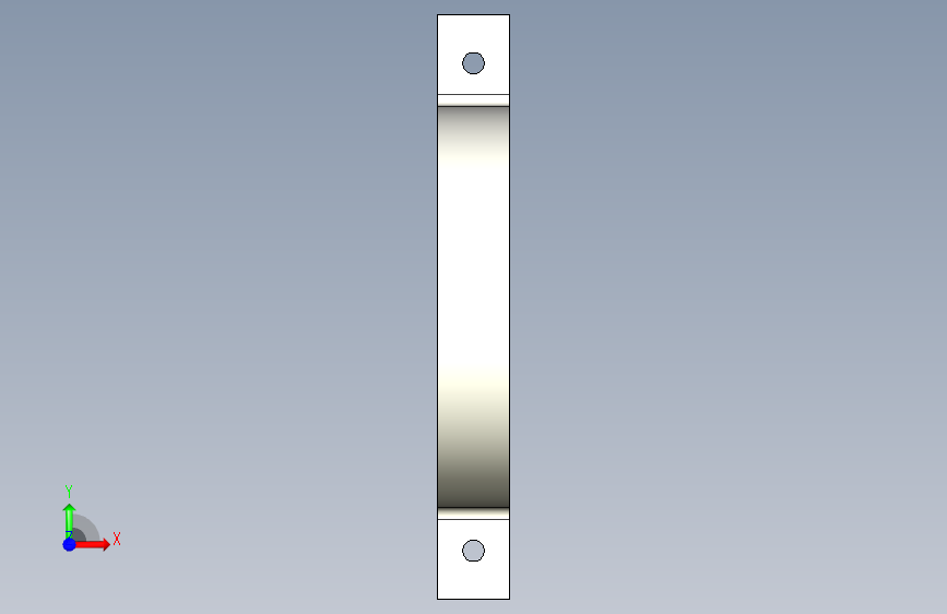 G095075-夹具 (84)=夹紧夹具管夹 正面视图