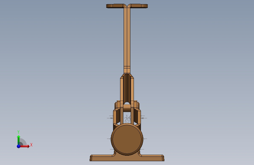 G095155-夹具 (169)=夹紧夹具管夹 正面视图