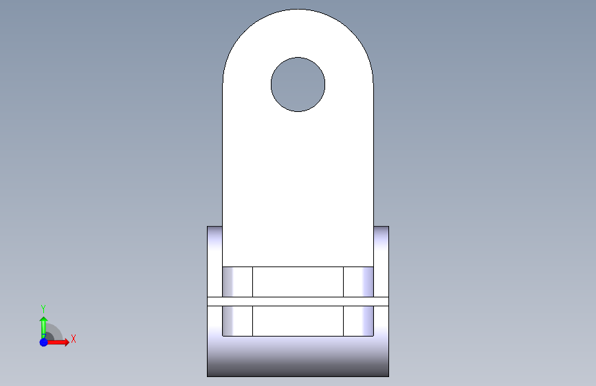 G095165-夹具 (179)=夹紧夹具管夹 正面视图