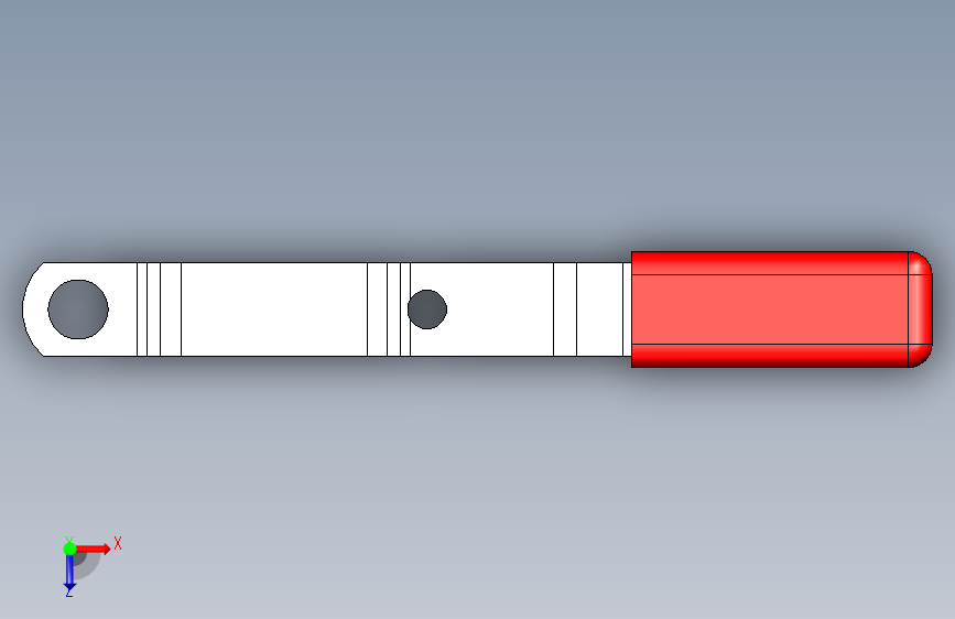 G095170-夹具 (184)=夹紧夹具管夹 俯视图