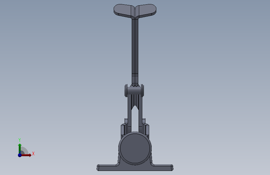 G095229-夹具 (244)=夹紧夹具管夹 正面视图