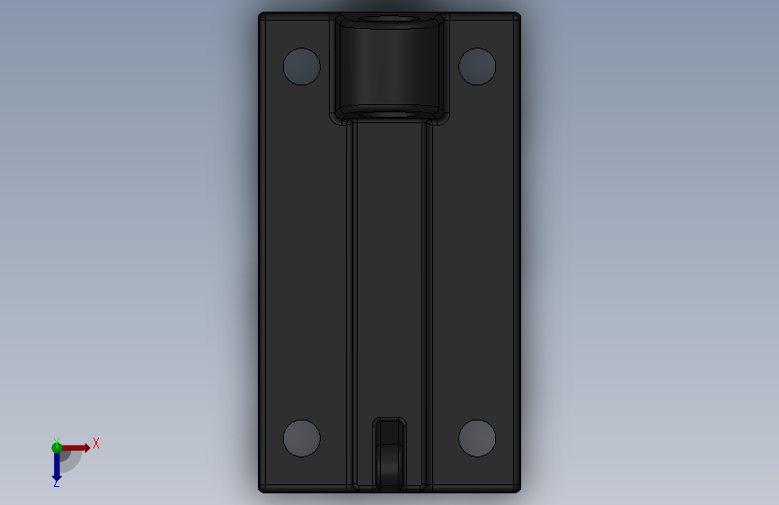 G095295-夹具 (312)=夹紧夹具管夹 俯视图