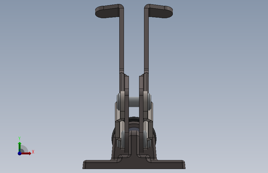 G095311-夹具 (328)=夹紧夹具管夹 正面视图