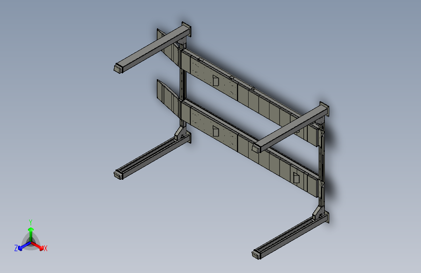 G062044-4柱举升机=公交站车库车棚