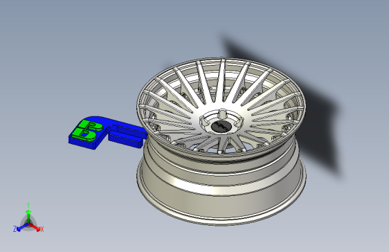 G062212-Rotiform_R125+IND+三件式锻造轮毂=汽车车轮轮毂轮胎