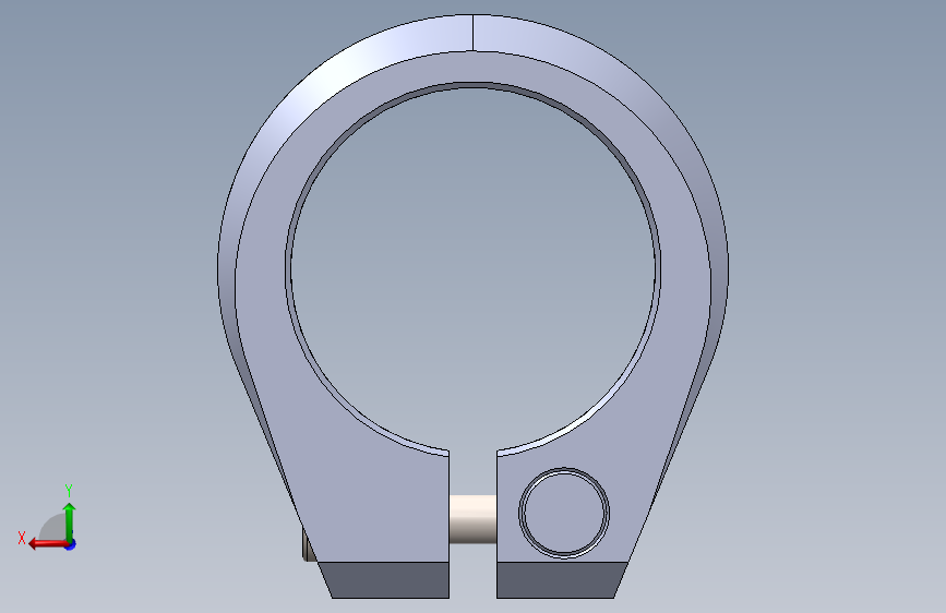 G095495-夹具建模=夹紧夹具管夹 背面视图