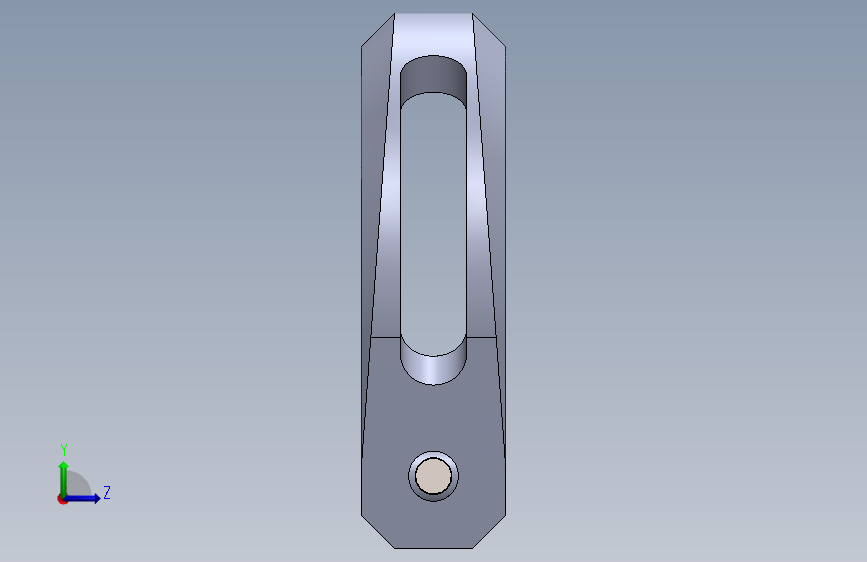 G095495-夹具建模=夹紧夹具管夹 左侧视图
