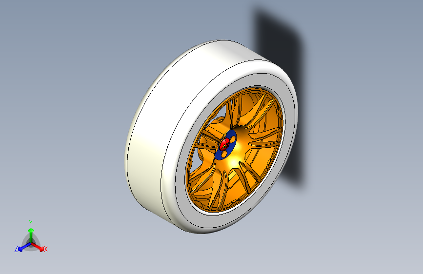 G062298-Wheel+Rim+and+tyre+tire+in+solidworks=汽车车轮轮毂轮胎