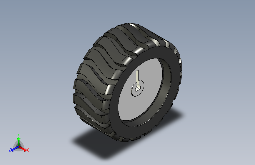 G062565-车轮42x19mm+dfrobot=汽车车轮轮毂轮胎