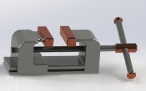 G095691-简易螺丝台=夹紧夹具管夹