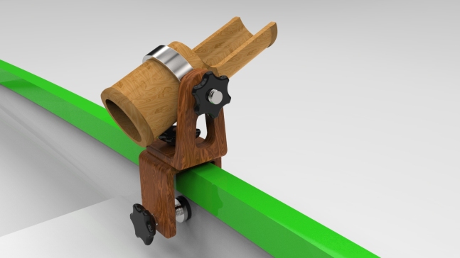 G095693-简约竹竿架=夹紧夹具管夹