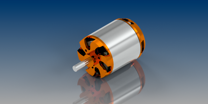 无刷电机 外转 D3548-6 - 790kv - 717 瓦