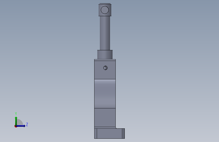 G096077-孟尼_夹具=夹紧夹具管夹 左侧视图
