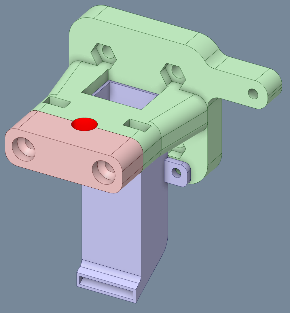 G096190-普鲁萨i3 3D打印机的Bowden夹具重新设计=夹紧夹具管夹