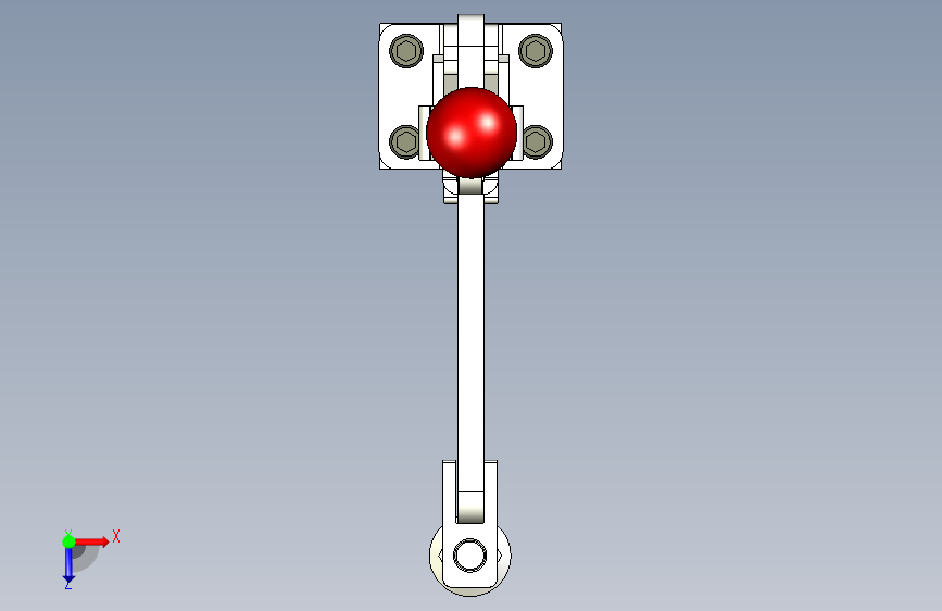 G096374-切换夹 Destaco 247-s 带橡胶端和块=夹紧夹具管夹 俯视图
