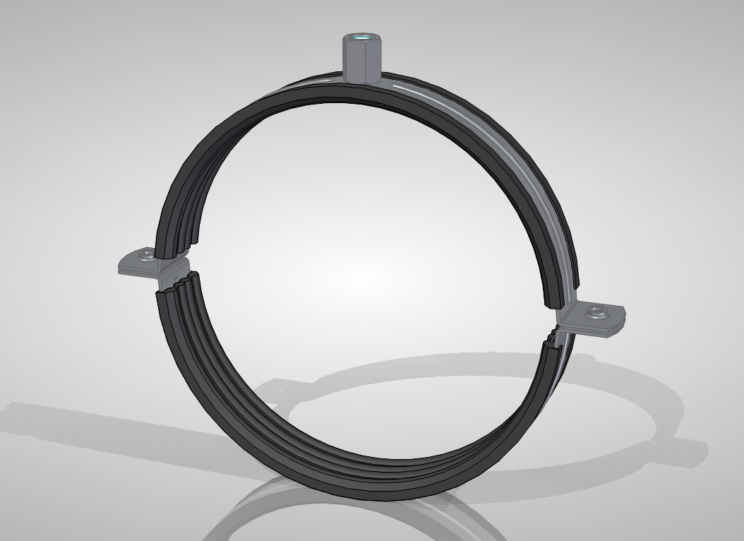 G096816-通风管夹 LGS150=夹紧夹具管夹