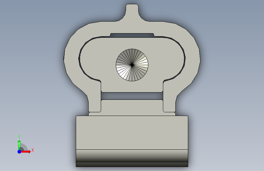 G096820-通用夹具 (2)=夹紧夹具管夹 正面视图