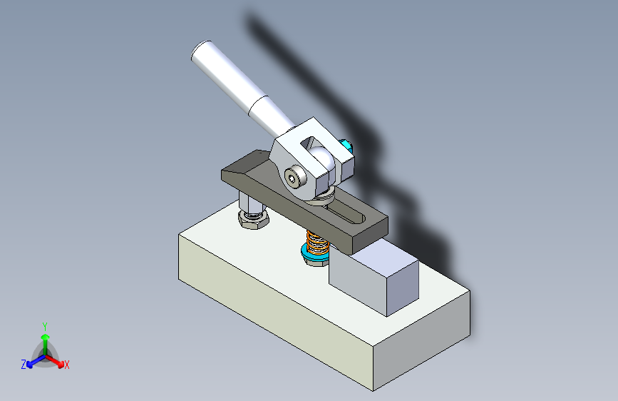 G096831-凸轮操作夹具=夹紧夹具管夹