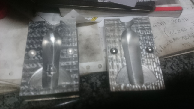G097097-鱼雷沉降模具 4盎司=夹紧夹具管夹
