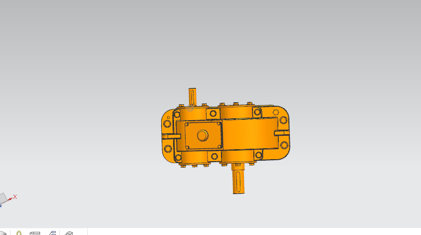 一级斜齿减速器+CAD