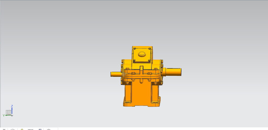 一级斜齿减速器+CAD