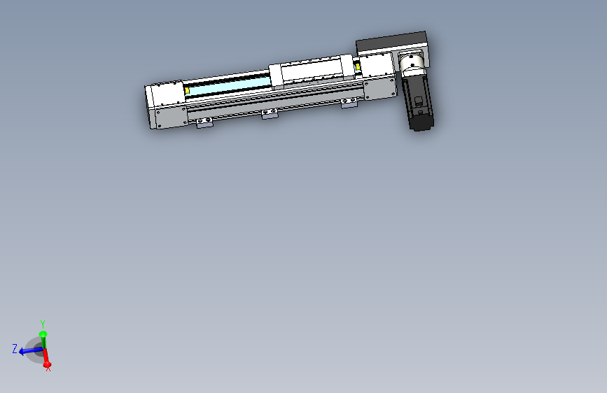 DMEB80-LBCR欧规同步带模组直线模组（电机左后折）[DMEB80-L20S350-DT400-C2U-LBCR]
