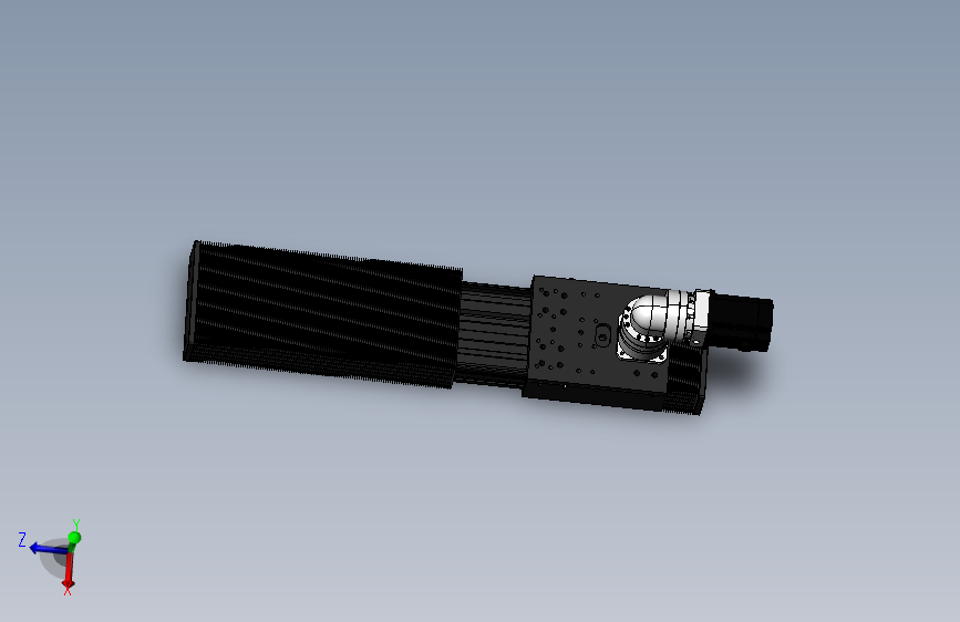 DMG170-FCR齿轮齿条模组直线滑台（电机前折）[DMG170-L16S500-DT750-A2D-FCR-P7]