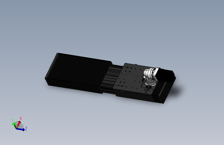 DMG220-FCR齿轮齿条模组直线滑台（电机前折）[DMG220-L20S500-DT750-A2D-FCR-P7]