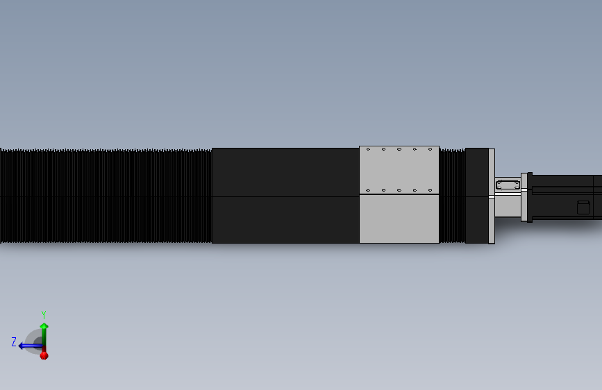 DMSF135-TCR风琴罩丝杆模组直线模组（直连带电机座)[DMSF135-L05S500-DT400-A2U-TCR-P5]