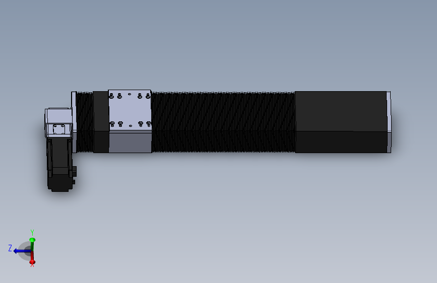 直线模组DMBF100-LTCR（左折直连带电机座）[DMBF100-L45S500-DT400-A2U-LTCR]
