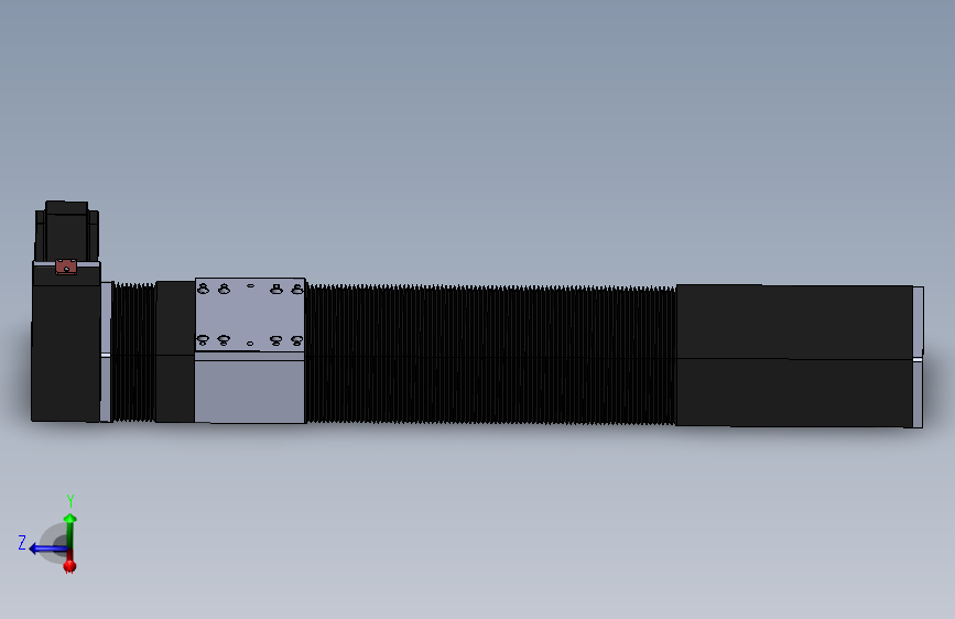直线模组DMBF100-LUCR（电机左上折）[DMBF100-L45S500-DT400-A2U-LUCR]