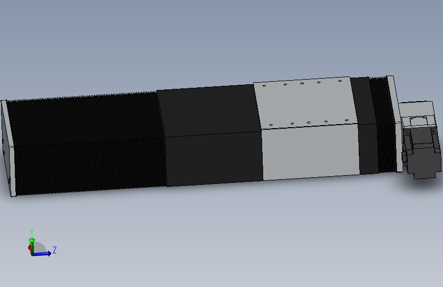 直线模组DMBF100-RTCR（右折直连带电机座）[DMBF220-L45S500-DT750-A2U-RTCR]