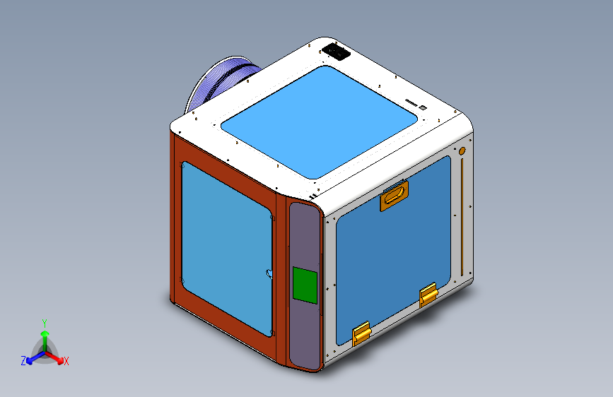 全钣金3d打印机设计