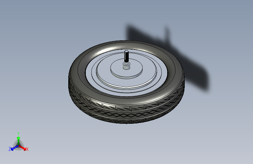 G063488-轮毂+90-70-10RTYRE+配盘式制动器=汽车车轮轮毂轮胎