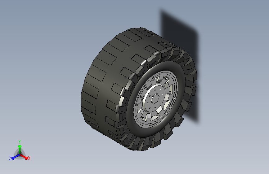 G063795-轮子+-+Revopoint+INSPIRE+3D扫描仪+(1)=汽车车轮轮毂轮胎