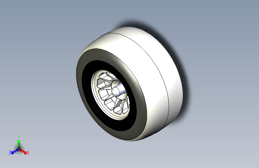 G064606-使用SolidWorks制作的F1车轮模型=汽车车轮轮毂轮胎