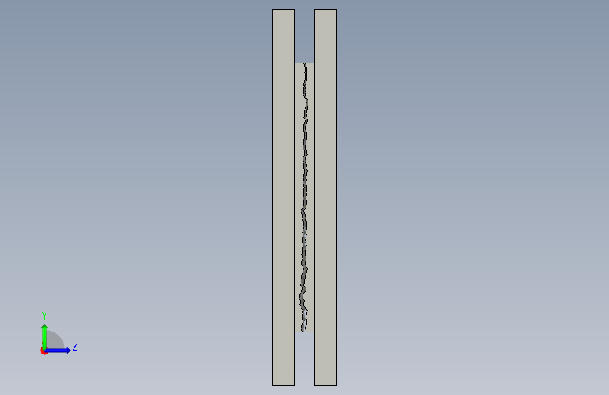 shuangfengban.step 左侧视图