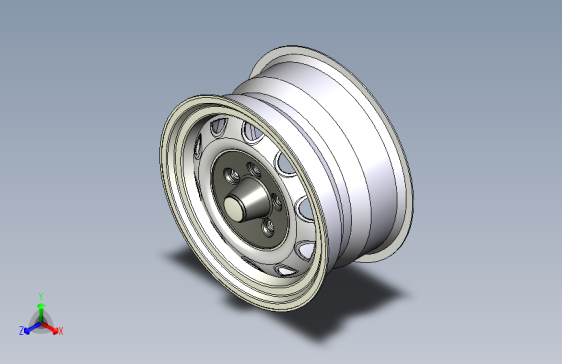 G065073-15x8+Rallye轮=汽车车轮轮毂轮胎