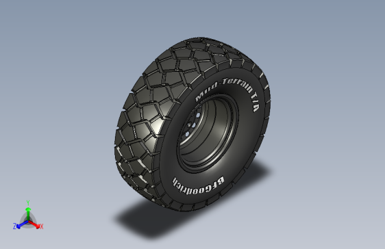 G065300-BFGoodRich+265x75+R16+7.5=汽车车轮轮毂轮胎