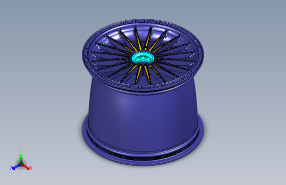 G065407-GT+Wheel+R20后部=汽车车轮轮毂轮胎